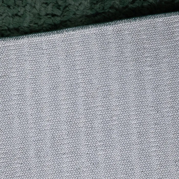 Flauschiger Teppich Rund - Bobby Grün