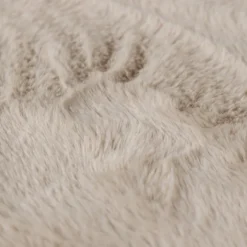 Flauschiger Teppich Rund - Cozy Beige