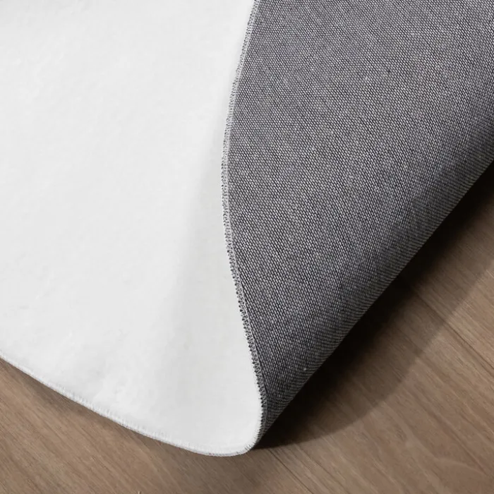Flauschiger Teppich Rund - Cozy Weiß