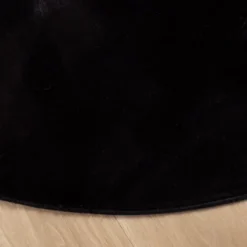 Flauschiger Teppich Rund - Cozy Schwarz