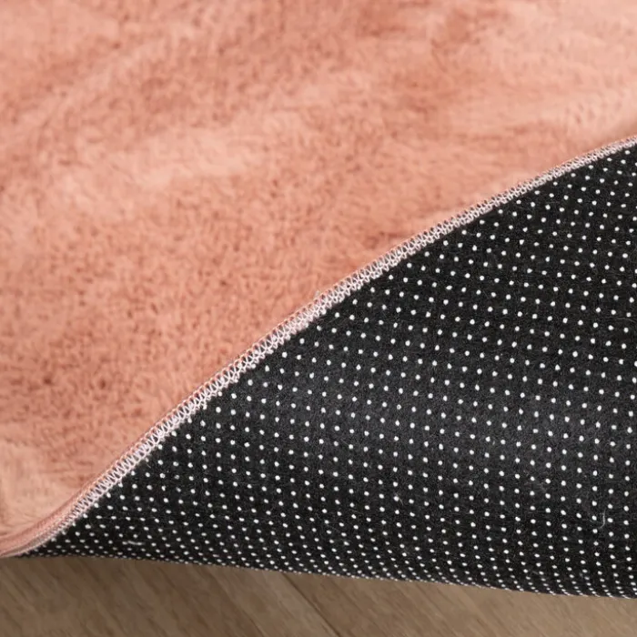 Flauschiger Teppich Rund - Cozy Rosa