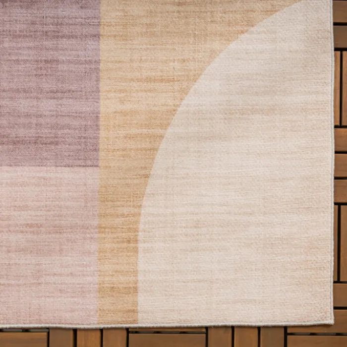 Gartenteppich Abstrakt - Groovy Shapes Pastell