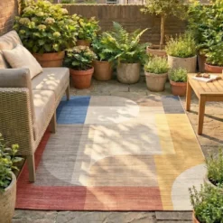 Gartenteppich Abstrakt - Groovy Shapes Bunt