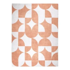 Gartenteppich Abstrakt - Groovy Tiles Terrakotta