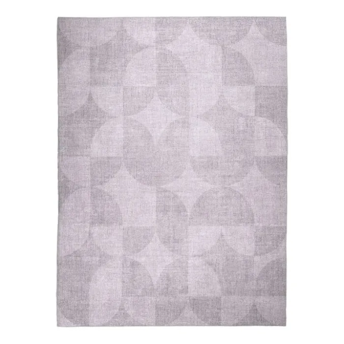 Gartenteppich Abstrakt - Groovy Tiles Grau