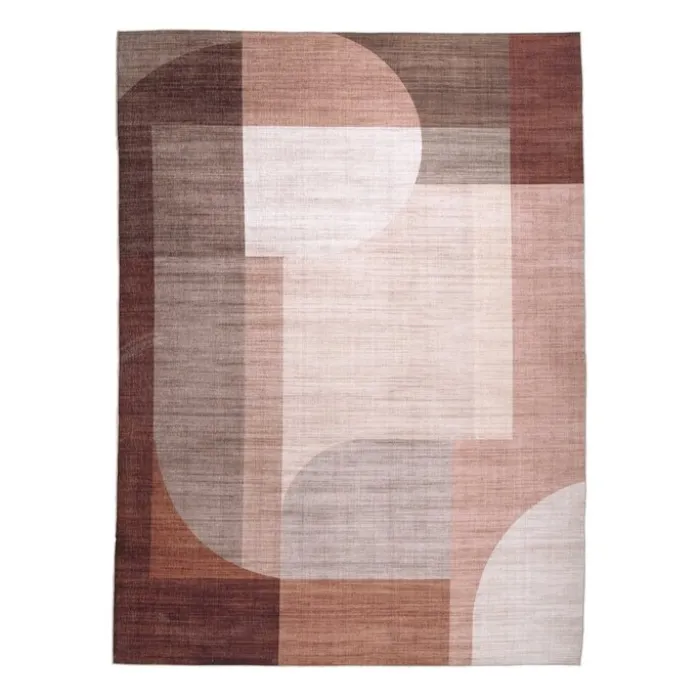 Gartenteppich Abstrakt - Groovy Shapes Creme Terra