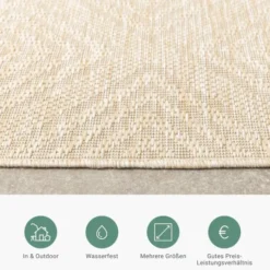 Gartenteppich - Brava Beige
