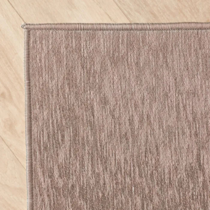 Geometrischer Teppich - Swing Circles Blau Braun