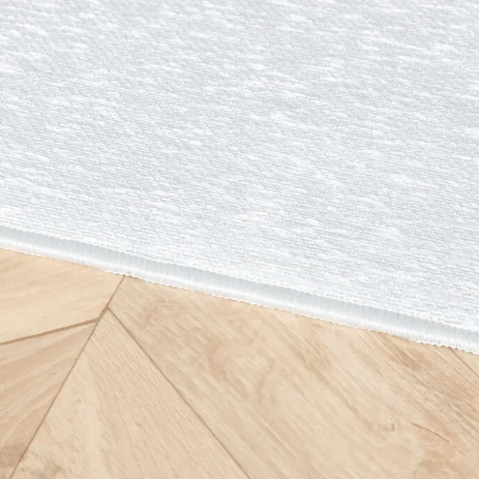Geometrischer Teppich - Swing Circles Blau