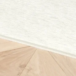 Geometrischer Teppich - Swing Waves Blau Rosa