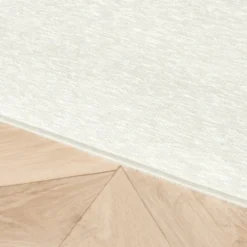 Geometrischer Teppich - Swing Shapes Blau Rosa