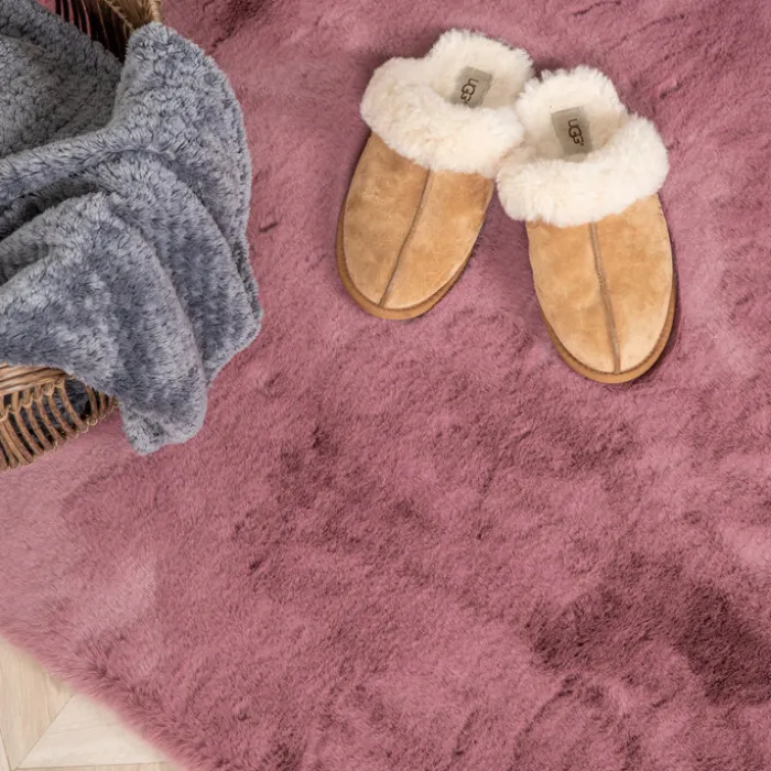 Hochflor Läufer - Comfy Supreme Dunkelrosa