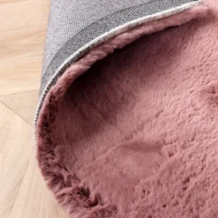 Hochflor Läufer - Comfy Supreme Dunkelrosa