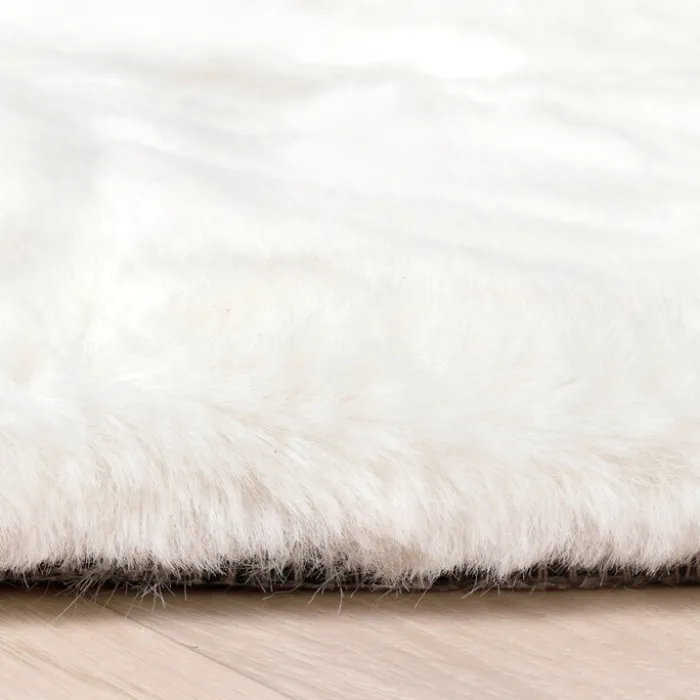 Hochflor Läufer - Comfy Supreme Weiß