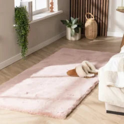 Hochflor Läufer - Comfy Supreme Rosa