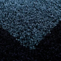 Hochflor Läufer - Edge Blau - 80x250cm