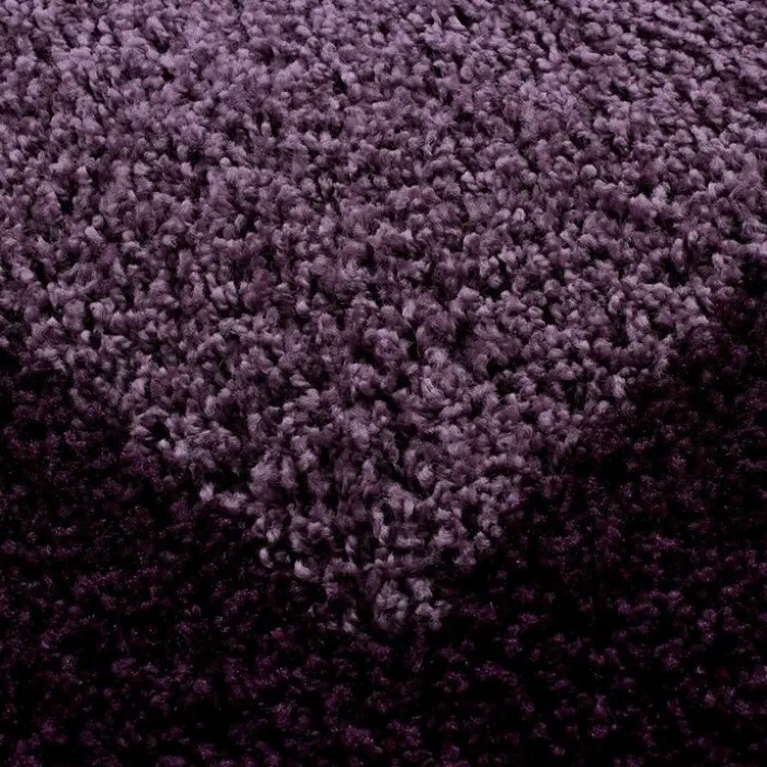 Hochflor Läufer - Edge Lila - 80x250cm