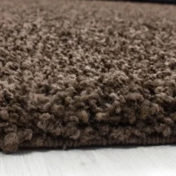 Hochflor Läufer - Life Braun - 80x250cm