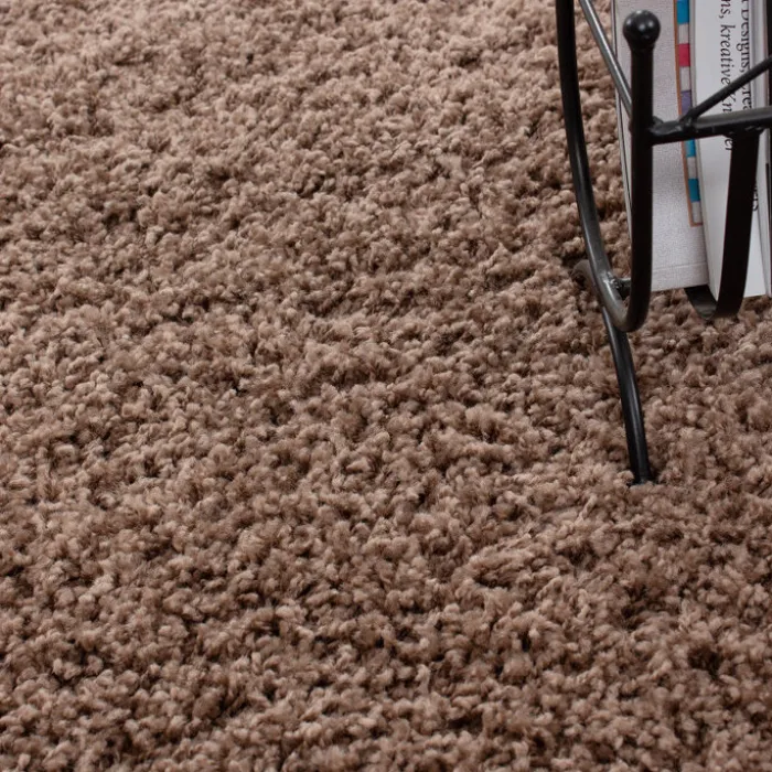 Hochflor Läufer - Life Hellbraun - 80x250cm