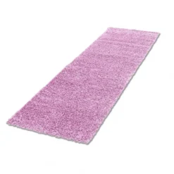 Hochflor Läufer - Life Rosa - 80x250cm