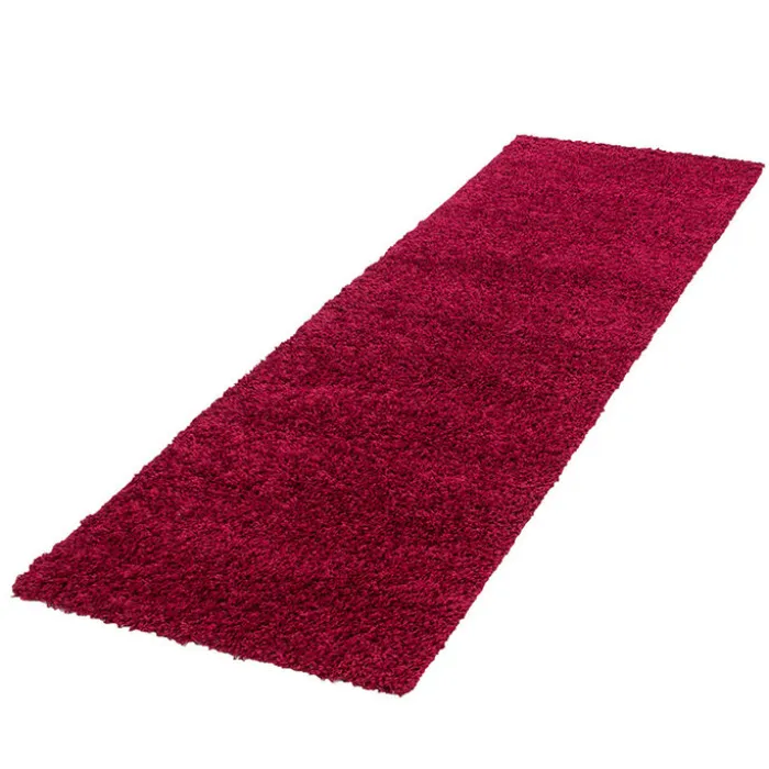 Hochflor Läufer - Life Rot - 80x250cm