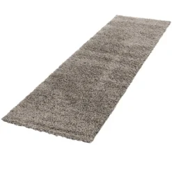 Hochflor Läufer - Life Taupe - 80x250cm