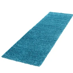Hochflor Läufer - Life Türkis - 80x250cm