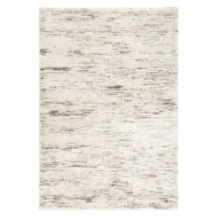Hochflor Teppich - Blend Creme Blau