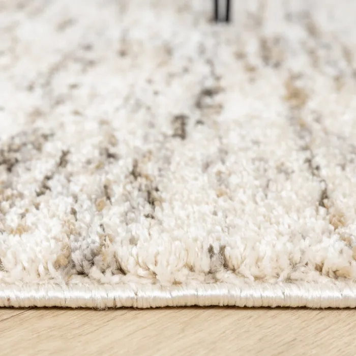 Hochflor Teppich - Blend Creme