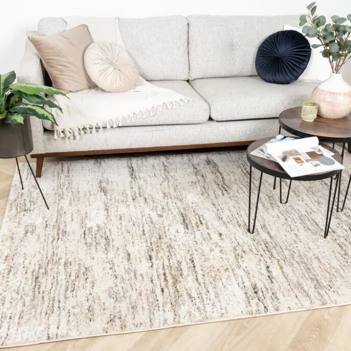 Hochflor Teppich - Blend Creme