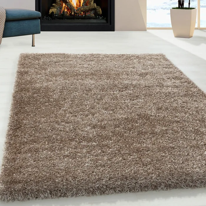 Hochflor Teppich - Blushy Taupe