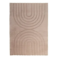 Hochflor Teppich - Carvy Arches Taupe