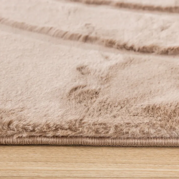 Hochflor Teppich - Carvy Arches Taupe