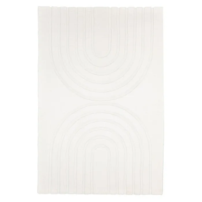 Hochflor Teppich - Carvy Arches Creme