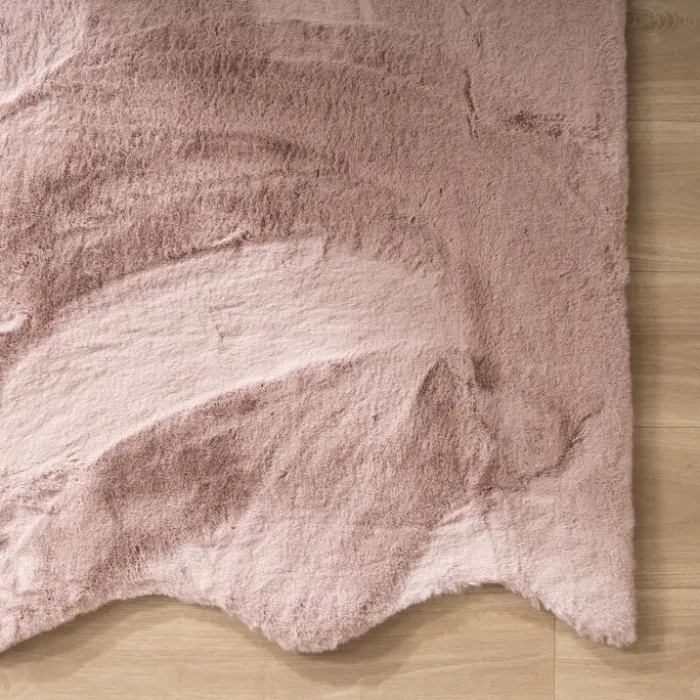Hochflor Teppich - Comfy Supreme Wavy Rosa