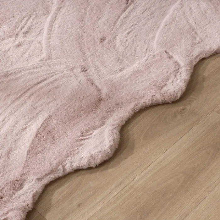 Hochflor Teppich - Comfy Supreme Wavy Rosa