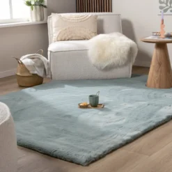 Hochflor Teppich - Comfy Supreme Türkis