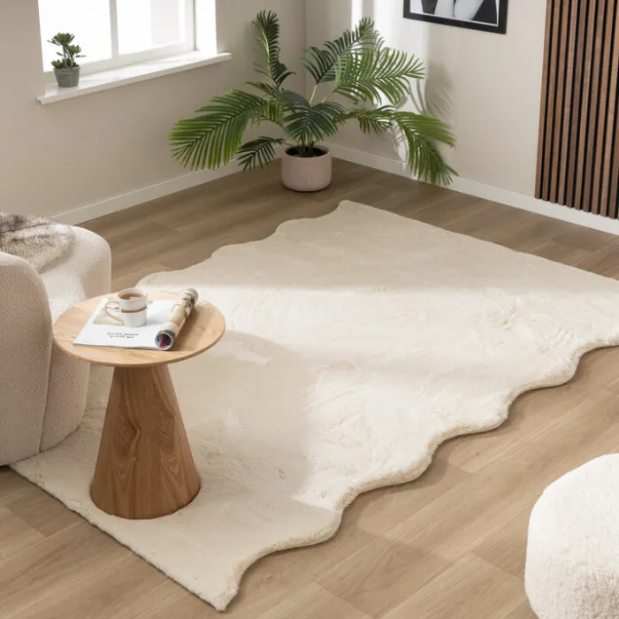 Hochflor Teppich - Comfy Supreme Wavy Creme