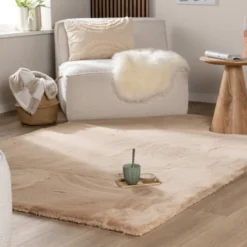 Hochflor Teppich - Comfy Supreme Beige