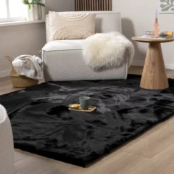 Hochflor Teppich - Comfy Supreme Schwarz