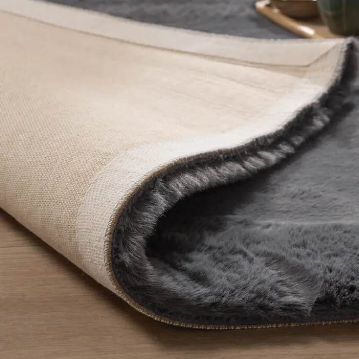 Hochflor Teppich - Comfy Supreme Anthrazit
