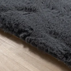 Hochflor Teppich - Comfy Supreme Anthrazit