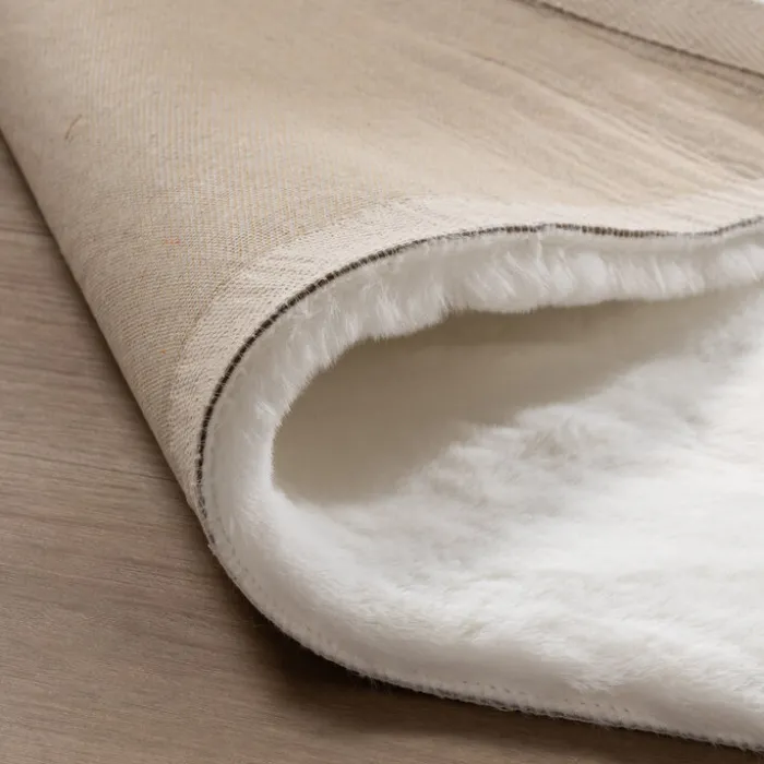 Hochflor Teppich - Comfy Supreme Weiß