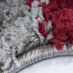 Hochflor Teppich - Cube Rot