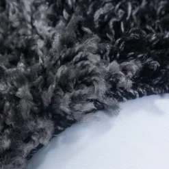 Hochflor Teppich - Cube Schwarz