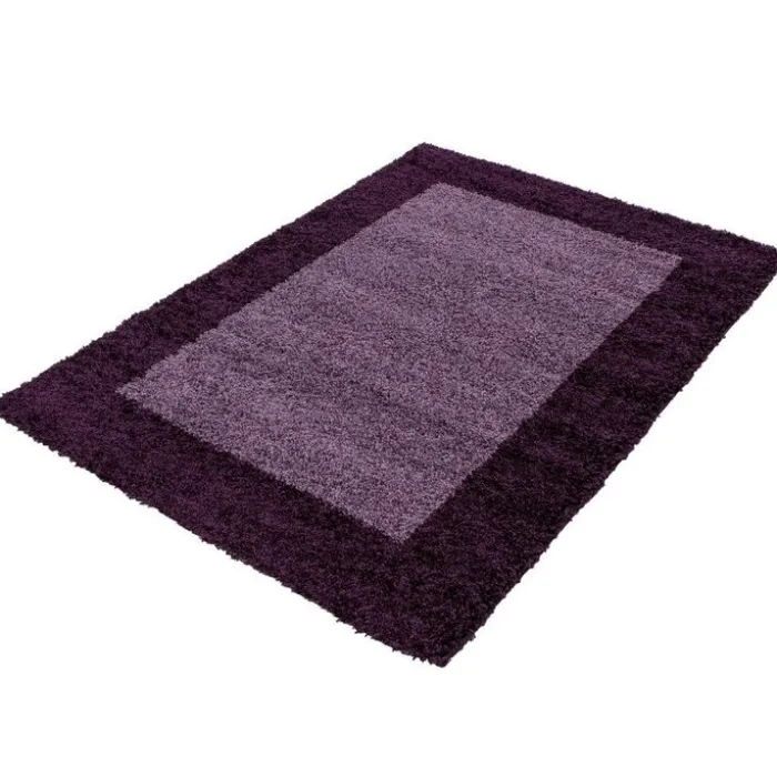 Hochflor Teppich - Edge Lila