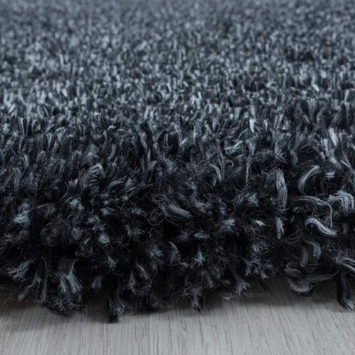 Hochflor Teppich - Fuzzy Anthrazit