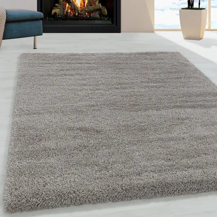 Hochflor Teppich - Fuzzy Beige