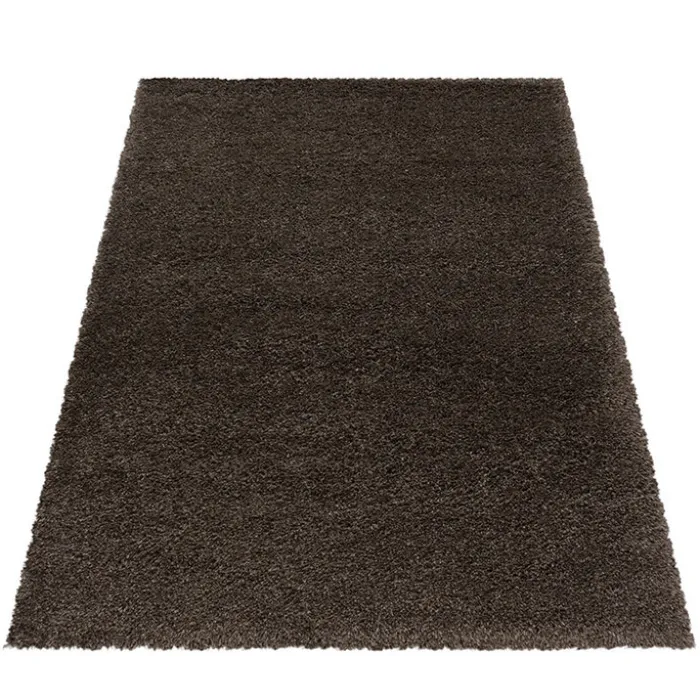 Hochflor Teppich - Fuzzy Braun