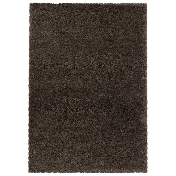 Hochflor Teppich - Fuzzy Braun